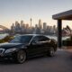 Luxury chauffeur vehicle on a private Canberra to Sydney transfer journey