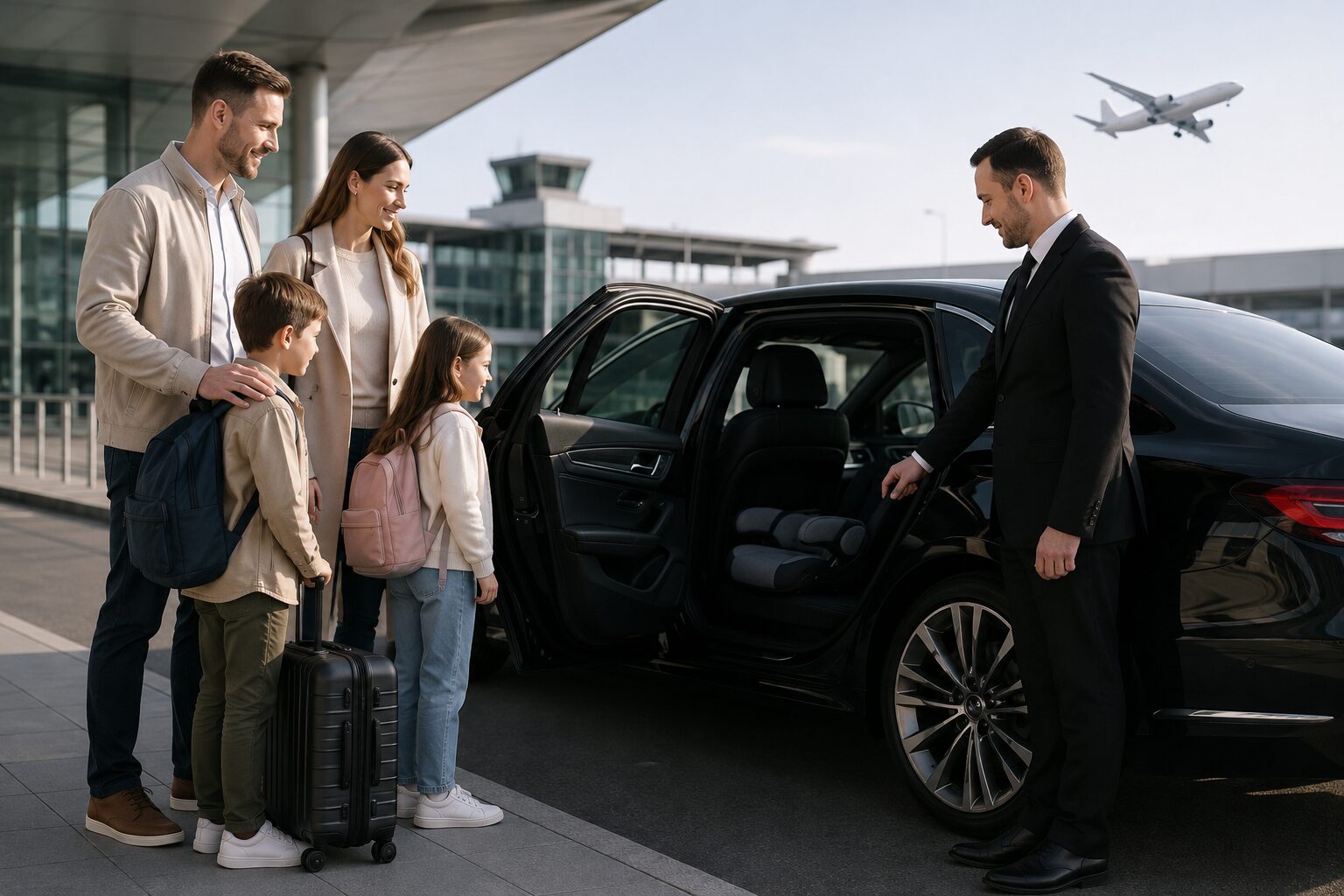 Chauffeur Service with Booster Seat – Safe, Comfortable Family Travel Across Australia