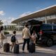 Luxury chauffeur airport transfer at Western Sydney International Airport (WSI).